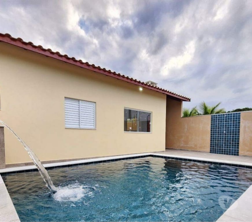 Apartamentos a venda Itanhaem SP - Fotos para Casa nova a venda com piscina, espaço Gourmet - 3 dorm.