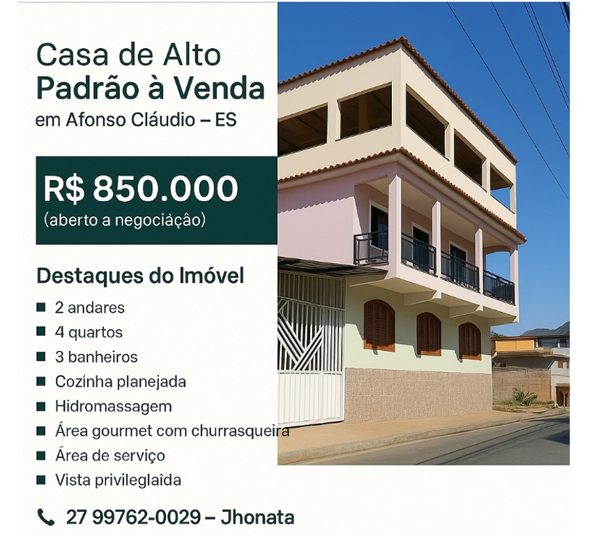 Apartamentos a venda Afonso Claudio ES - Fotos para 🏡 Casa de Alto Padrão à Venda em Afonso Cláudio – ES