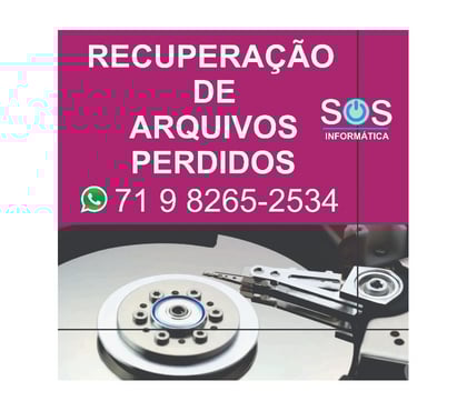 Serviços de Informática Centro de Salvador Salvador BA - Fotos para Recuperação de hd , arquivos perdidos