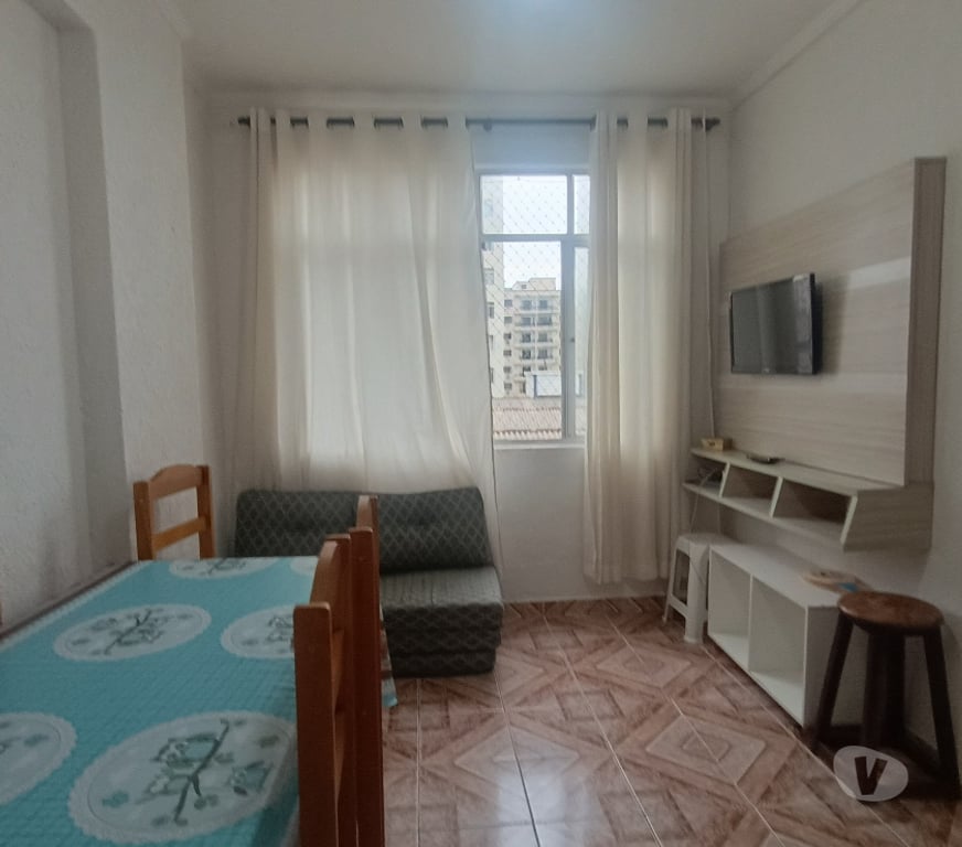 Apartamentos a venda Praia Grande SP - Fotos para 1 Dormitório Prédio Frente mar Guilhermina