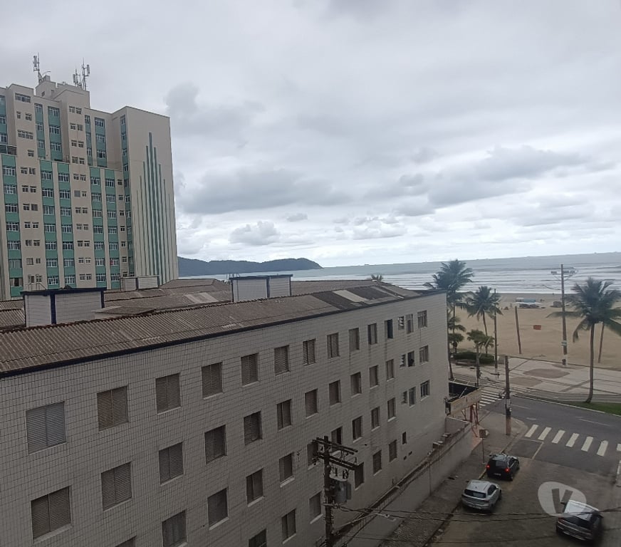 Apartamentos a venda Praia Grande SP - Fotos para 1 Dormitório Prédio Frente mar Guilhermina