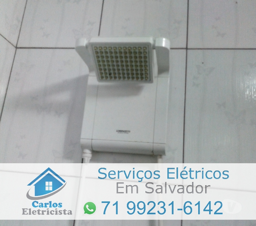 Reparo - Conserto - Reforma Salvador BA Itapuã - Fotos para Instalação de chuveiro elétrico - Eletricista em Salvador