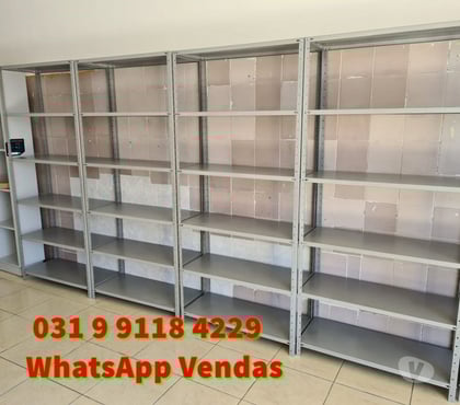 Venda Móveis Centro-Sul Belo Horizonte MG - Fotos para Nova - Prateleiras Estantes de Aço Frete Gratuito p BH MG