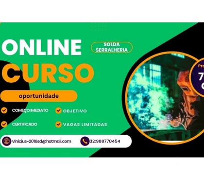 Capacitação profissional - Fotos para Curso de Solda e Serralheria Online