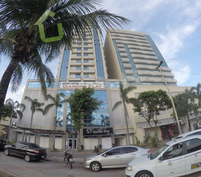 VENDA – Apart Hotel 01 Quarto no Edifício Diamond