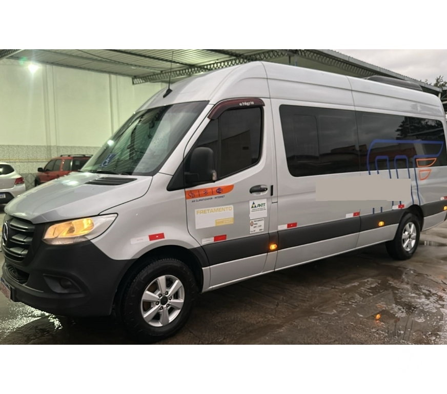  Ônibus Usados Curitiba PR Cidade Industrial de Curitiba - Fotos para Van Sprinter Executiva 416-CDi ano 2022 cód.9924