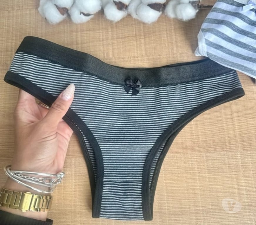 Roupas e Acessórios Santa Branca SP - Fotos para Kit 5 Tangas Femininas em Algodão Conforto – Promoção