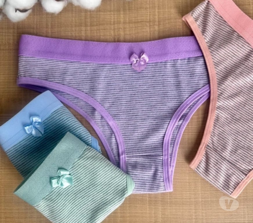 Roupas e Acessórios Santa Branca SP - Fotos para Kit 5 Tangas Femininas em Algodão Conforto – Promoção