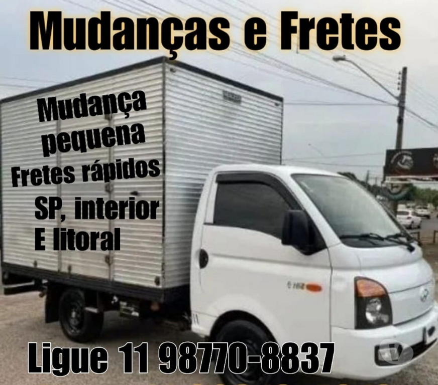 Mudanças - Frete Sao Paulo SP Campo Belo - Fotos para Mudanças pequenas e fretes rápidos SP ,interior