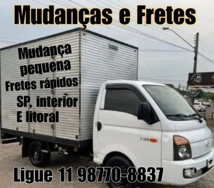 Mudanças - Frete Campo Belo Sao Paulo SP - Fotos para Mudanças pequenas e fretes rápidos SP ,interior