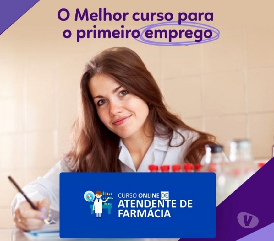 Capacitação profissional Triunfo Sul RS - Fotos para Curso Atendente de Farmácia em vídeo aulas. Zero Avançado
