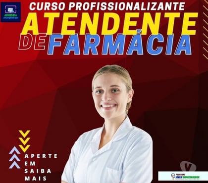 Capacitação profissional - Fotos para Curso Atendente de Farmácia em vídeo aulas. Zero Avançado