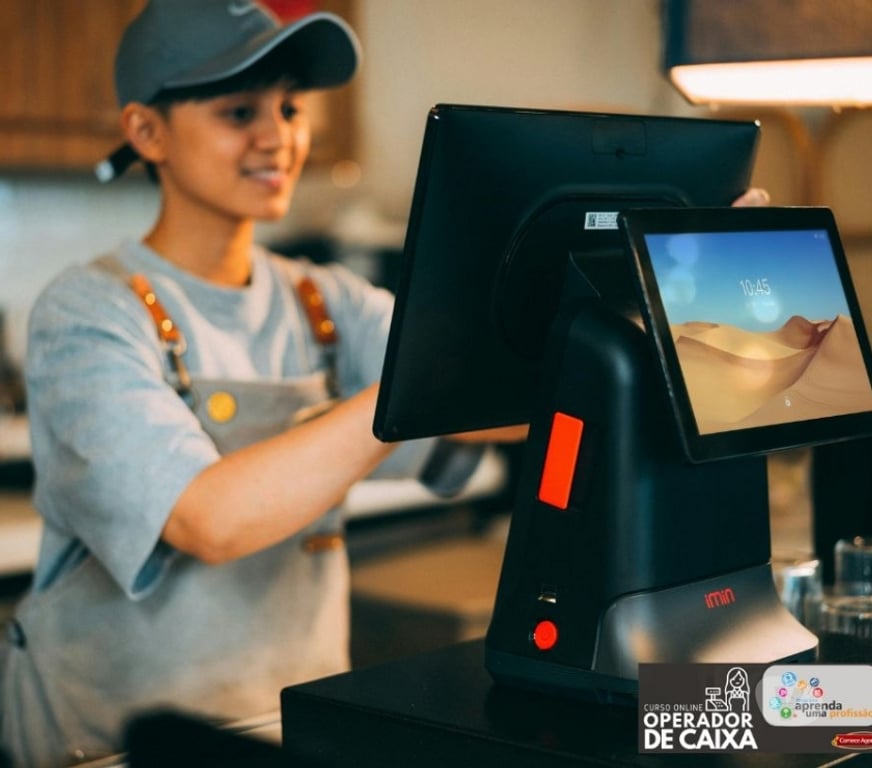 Capacitação profissional Caxias do Sul RS - Fotos para Curso Operador de Caixa em vídeo aulas e mais Certificado