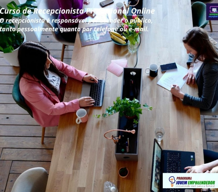 Capacitação profissional Videira SC - Fotos para Curso Recepcionista Profissional em vídeo aulas Certificado