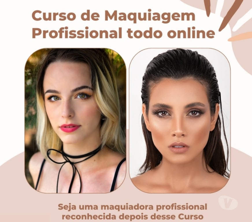 Capacitação profissional Maringa PR - Fotos para Curso Maquiagem Profissional em vídeo aulas e Certificado
