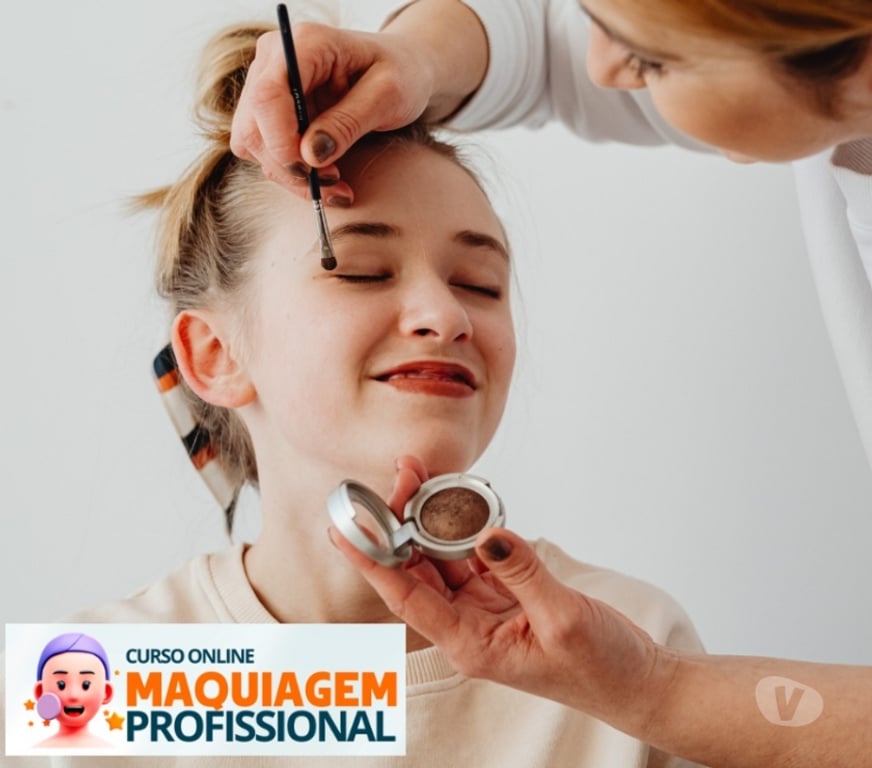 Capacitação profissional Maringa PR - Fotos para Curso Maquiagem Profissional em vídeo aulas e Certificado