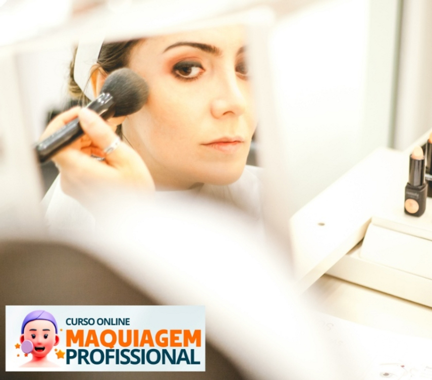 Capacitação profissional Maringa PR - Fotos para Curso Maquiagem Profissional em vídeo aulas e Certificado