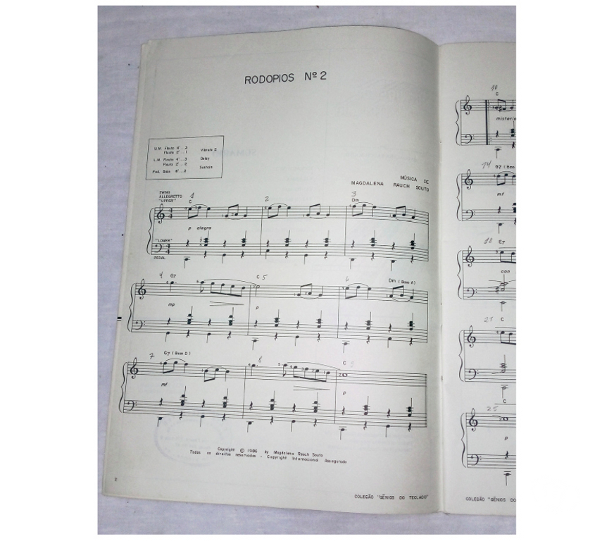 DVDs a Venda Porto Alegre RS Porto Alegre Sul - Fotos para Partituras para órgão.- Cód. 114 -