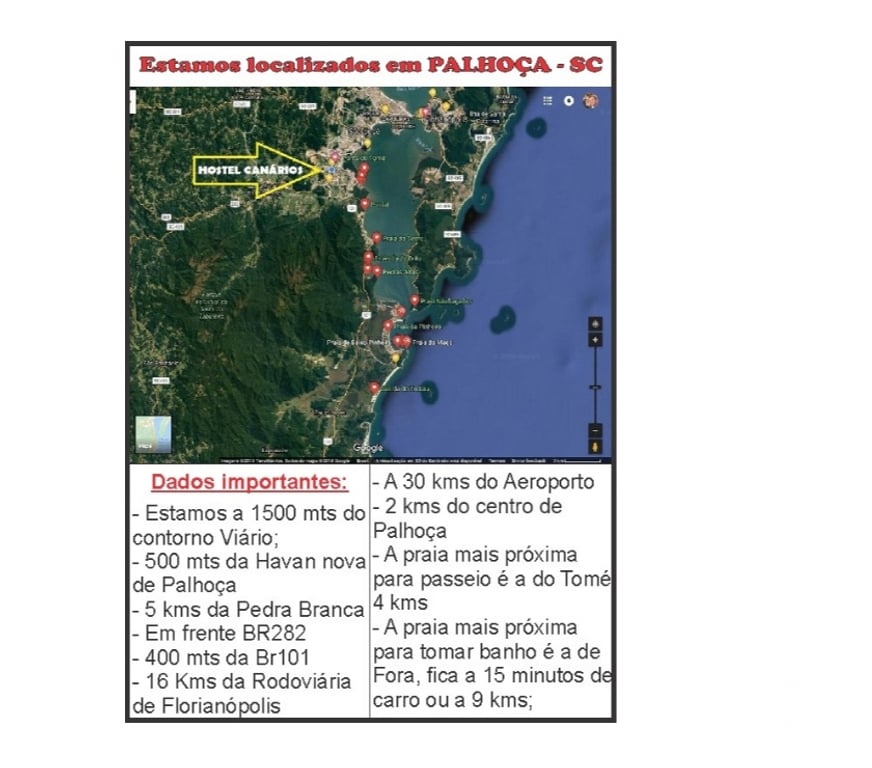 Quarto para Alugar Palhoca SC - Fotos para Alugo quartos mensais em Hostel - Aririu - Palhoça