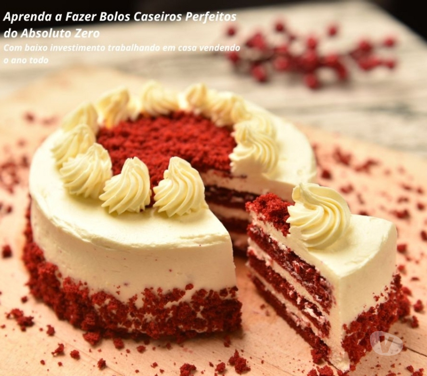 Capacitação profissional Rio Grande RS - images_alt_text Curso Bolo Caseiro Perfeito em vídeo aulas mais Certificado