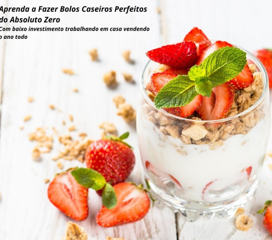 Capacitação profissional Rio Grande RS - images_alt_text Curso Bolo Caseiro Perfeito em vídeo aulas mais Certificado