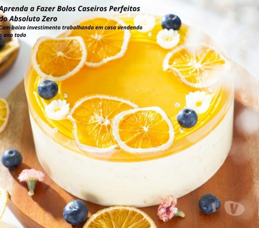 Capacitação profissional Rio Grande RS - images_alt_text Curso Bolo Caseiro Perfeito em vídeo aulas mais Certificado