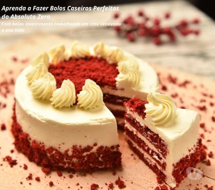 Capacitação profissional - Fotos para Curso Bolo Caseiro Perfeito em vídeo aulas mais Certificado