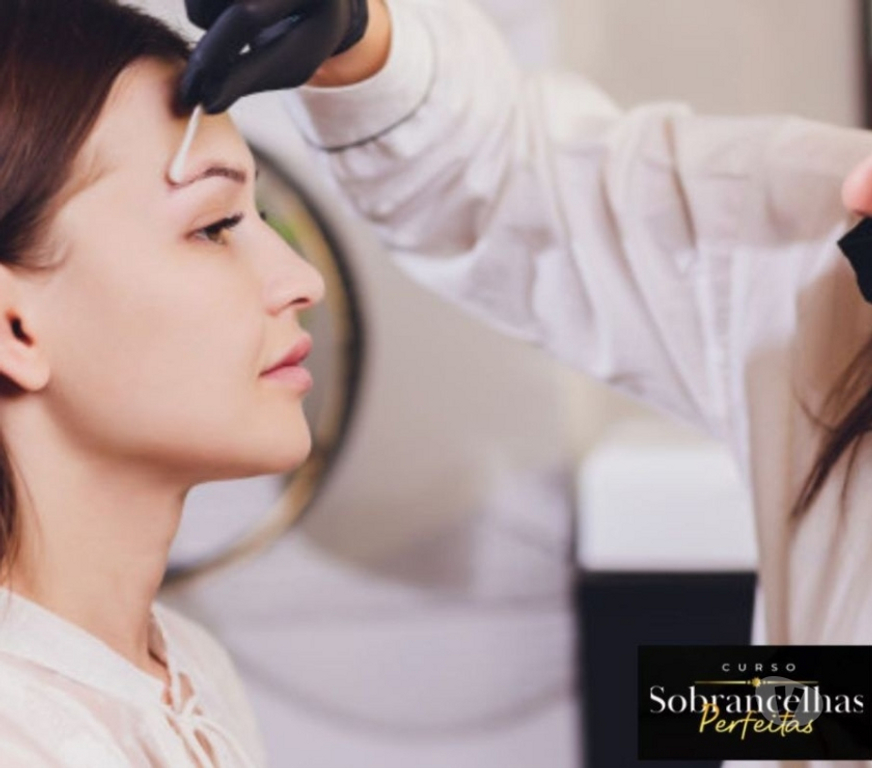 Capacitação profissional Passo Fundo RS - Fotos para Curso Sobrancelhas Perfeitas em video aulas e certificado