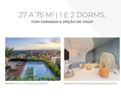 Empreendimentos Imobiliários Santo Amaro Sao Paulo SP - Fotos para More ao lado da Estação Adolfo Pinheiro 1 e 2 Dormitórios