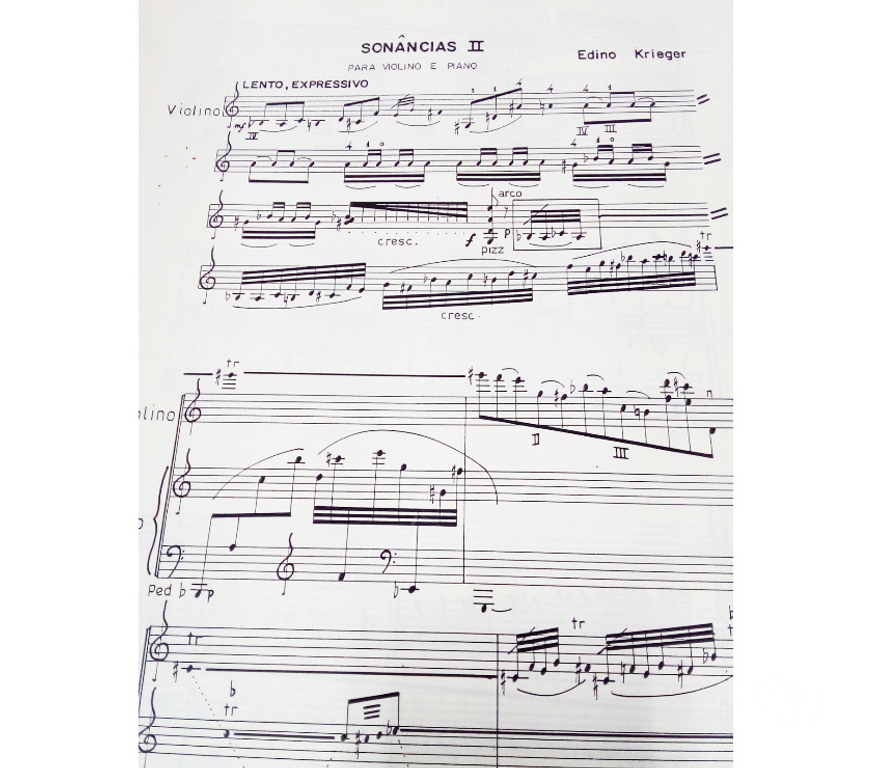 DVDs a Venda Porto Alegre RS Porto Alegre Sul - Fotos para Partitura - Sonâncias II - Para piano e violino - Cód. 118