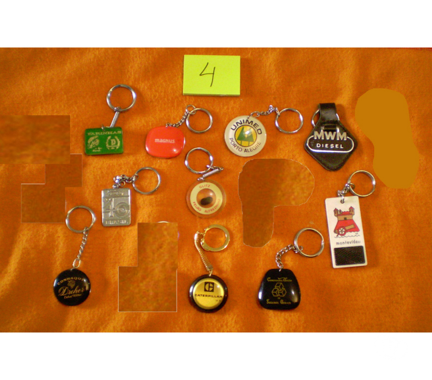 Colecionadores Porto Alegre RS Porto Alegre Sul - Fotos para Coleção de chaveiros antigos lote 1.- Cód. 155.1 -