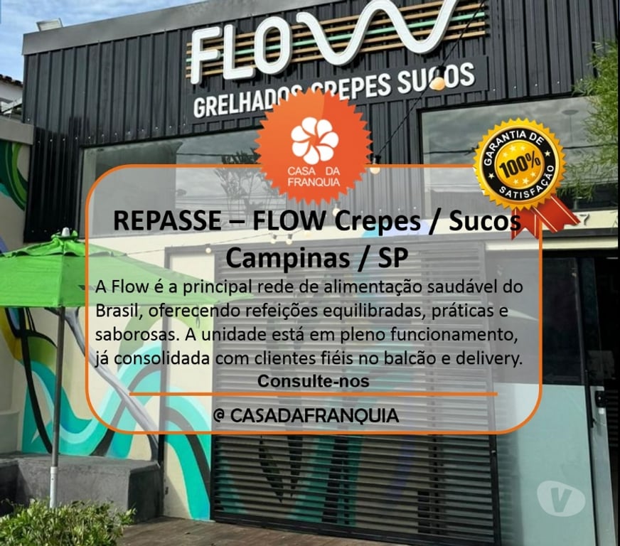 Comprar Loja Campinas SP - Fotos para 🚀 REPASSE DE FRANQUIA – FLOW - ALIMENTAÇÃO SAUDÁVEL