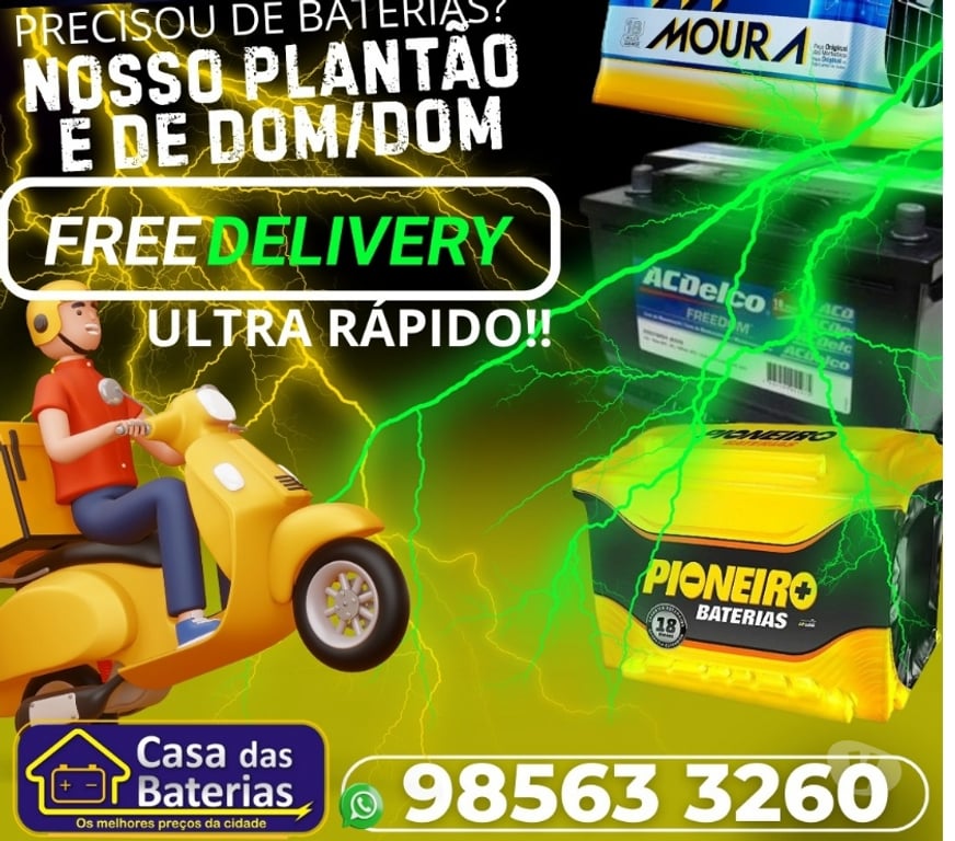  Acessórios Automóveis Fortaleza CE Fortaleza Cidade - Fotos para baterias para carro moura heliar zetta ac delco em ate 10x