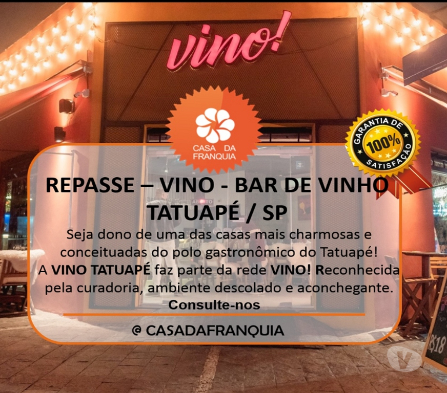 Comprar Loja Sao Paulo SP Tatuapé - Fotos para 🍷 REPASSE | VINO TATUAPÉ – GASTRONÔMICO
