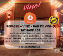 🍷 REPASSE | VINO TATUAPÉ – GASTRONÔMICO