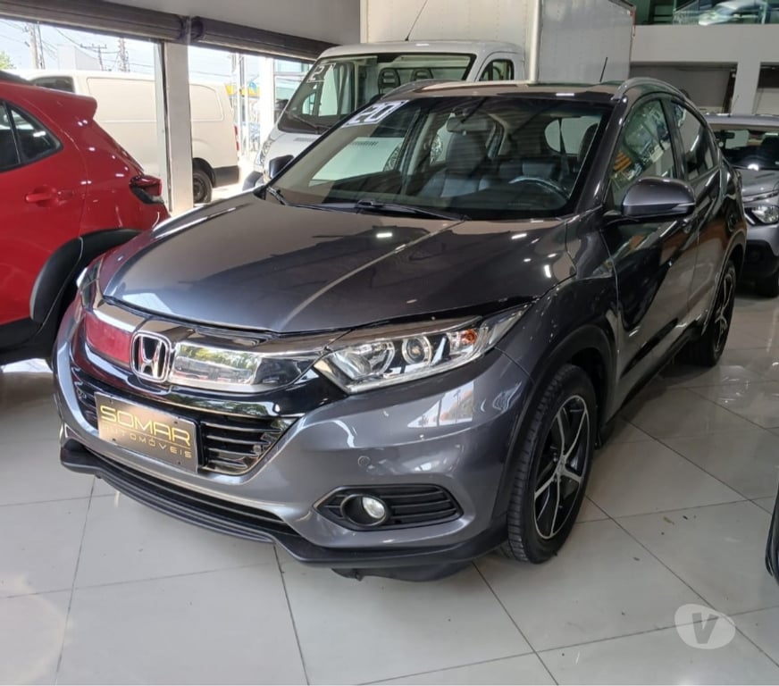 Seminovos Sao Paulo SP Outros Bairros Sao Paulo SP - Fotos para HR-V 1.8 16v flex exl cinza 4p aut. banco couro cinza 2020