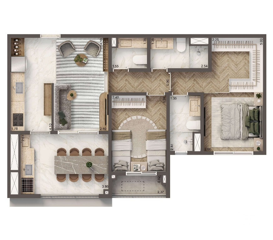 Empreendimentos imóveis Sao Paulo SP Outros Bairros Sao Paulo SP - Fotos para Lançto. APTO NO BROOKLIN a THE RESIDENCE