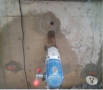 Furos em concreto lajes piscinas dutos der ar condicionados