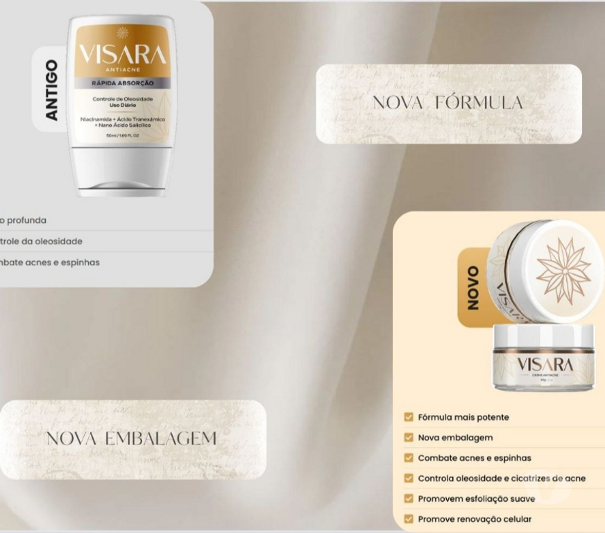 Cosméticos Sao Paulo SP Itaim Bibi - Fotos para Gel Creme Antiacne Visara