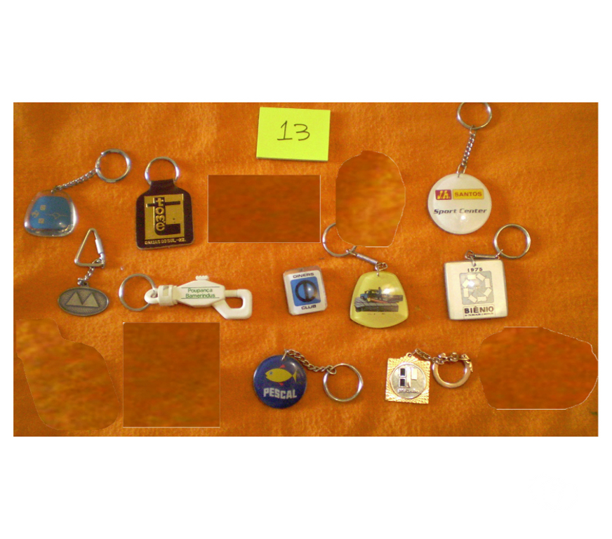 Colecionadores Porto Alegre RS Porto Alegre Sul - images_alt_text Coleção de chaveiros antigos lote 3.- Cód. 115.3 -