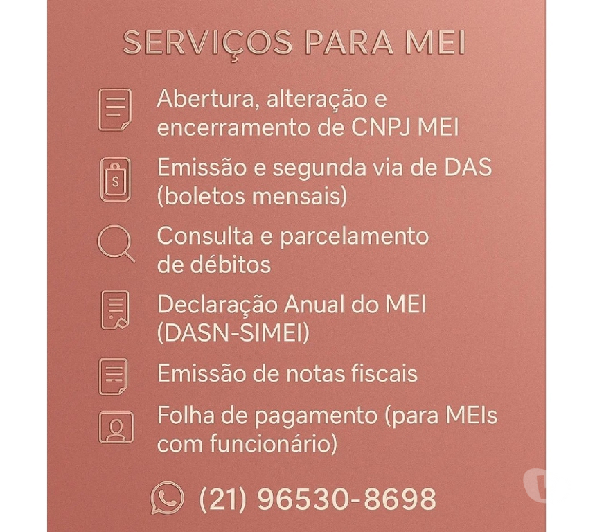 Outros serviços Caxias RJ - Fotos para Serviços para (MEI) Microempreendedor Individual