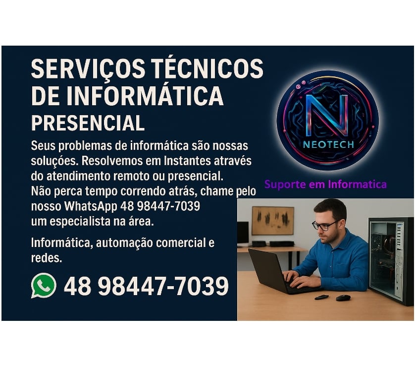 Serviços de informática Porto Alegre Centro Porto Alegre RS - Fotos para NEOTECH Assistência e Suporte em Informática