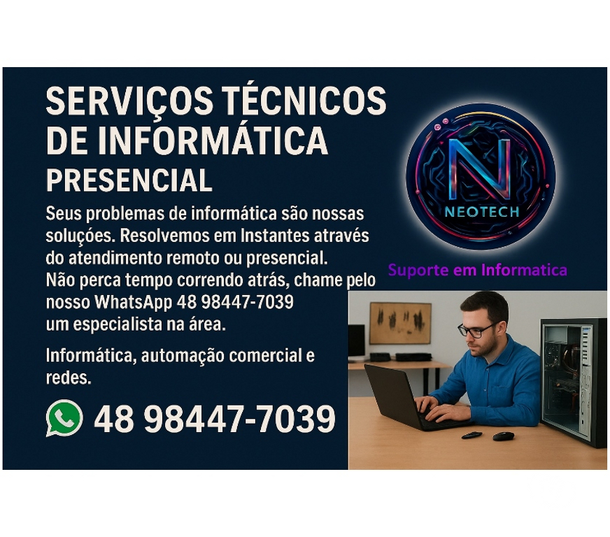 Serviços de Informática Porto Alegre RS Porto Alegre Centro - Fotos para NEOTECH Assistência e Suporte em Informática