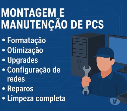 Serviços de Informática Outros Bairros Rio de Janeiro RJ Rio de Janeiro RJ - Fotos para Montagem e manutenção de PC e Notebook.