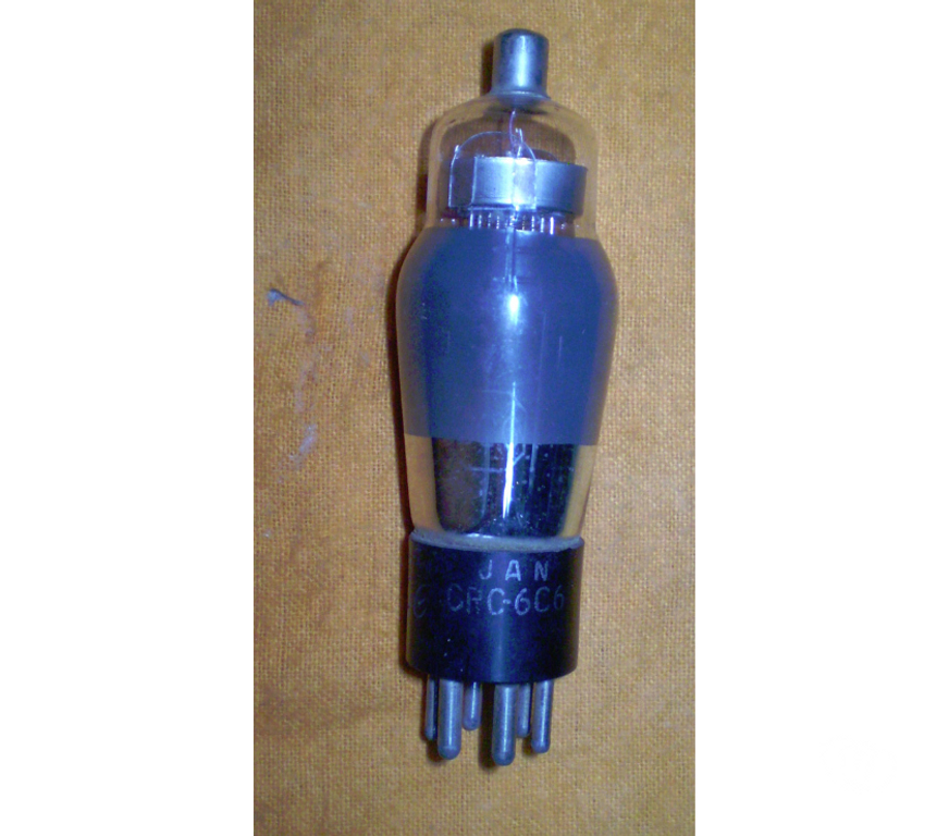 Colecionadores Porto Alegre RS Porto Alegre Sul - Fotos para Coleção - Válvula eletrônica antiga tipo 6C6.- Cód. 177