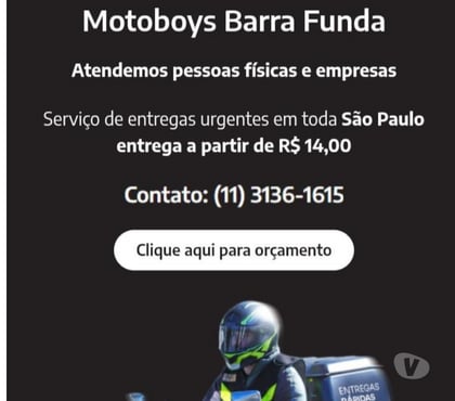 Mudanças - Frete Barra Funda Sao Paulo SP - Fotos para Motoboy Entregas