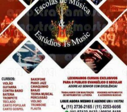 Aulas Música - Teatro-Dança Itaquera Sao Paulo SP - Fotos para Curso de guitarra em são paulo