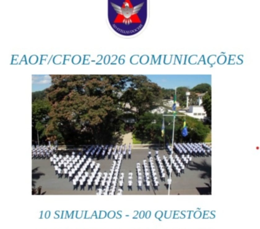 Outros cursos - Fotos para Apostila de Simulados EAOF CFOE COMUNICAÇÕES