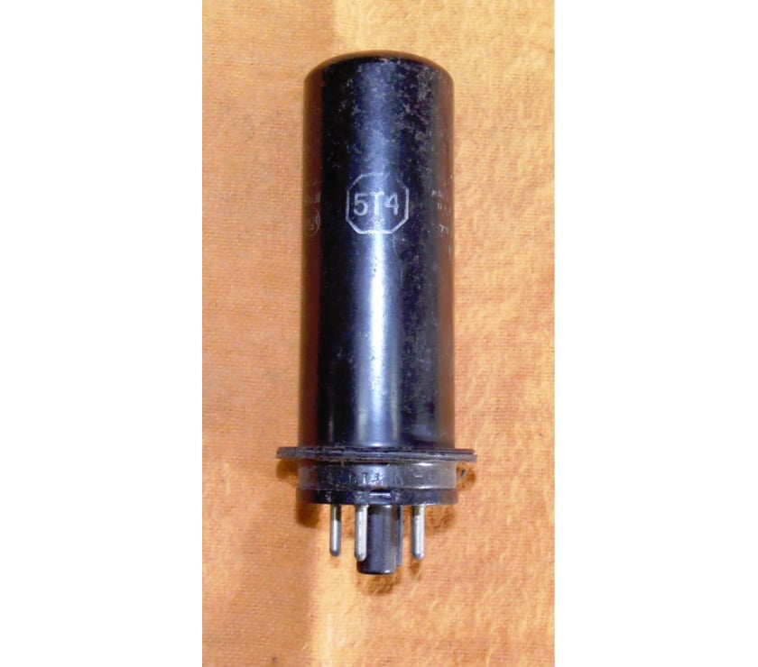 Colecionadores Porto Alegre Sul Porto Alegre RS - Fotos para Coleção-Válvula eletrônica antiga tipo 5T4.-Cód. 252-