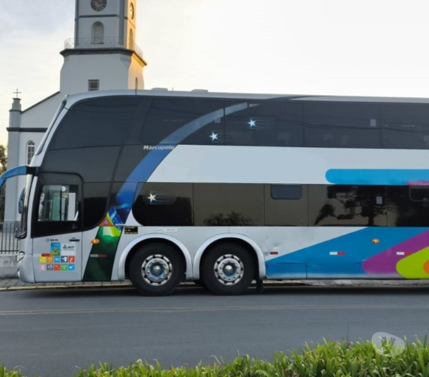  Ônibus Usados Curitiba PR Cidade Industrial de Curitiba - Fotos para Onibus DD 4-eixos G-6 Scania K-124 ano 2010 cód.9972